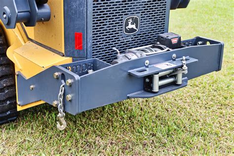 john deere skid steer winch kit|bumper mount winch for sale.